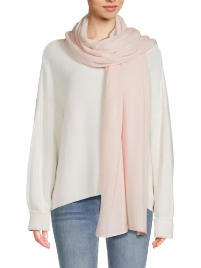 Portolano Women's Cashmere Wrap In Pink