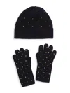 Portolano Women's Collection Studded Wool-blend 2-piece Gift Set