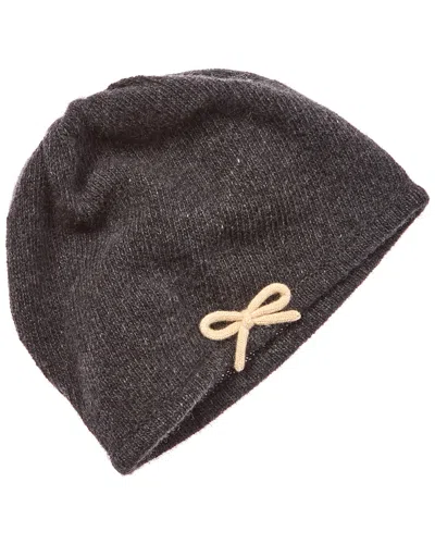 Portolano Women's Grey Cashmere, Silk, & Wool-blend Hat In Gray