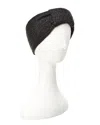 Portolano Women's Heather Charcoal Cashmere Headband
