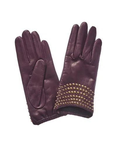 Portolano Women's Leather Gloves In Red