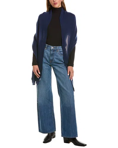 Portolano Women's Lightweight Cashmere Wrap In Blue
