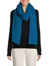 Portolano Women's Ribbed Cashmere Wrap In Dark Nile