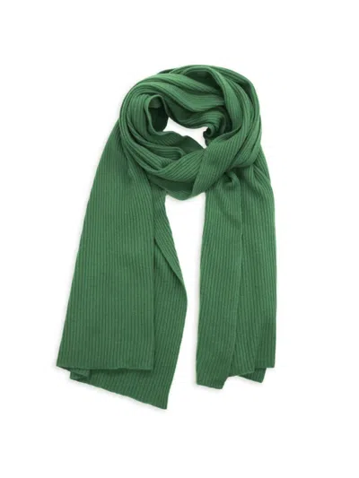 Portolano Women's Ribbed Cashmere Wrap In Garden Green