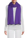 Portolano Women's Ribbed Cashmere Wrap In Viola