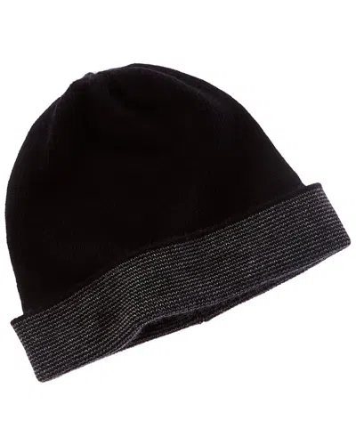 Portolano Wool, Angora, & Cashmere-blend Hat In Black