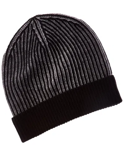 Portolano Wool Beanie In Black
