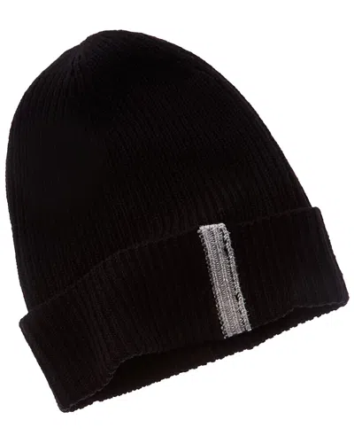 Portolano Wool Beanie In Black