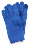 Portolano Wool Blend Gloves In Blue