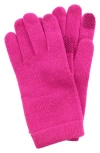 Portolano Wool Blend Gloves In Pink