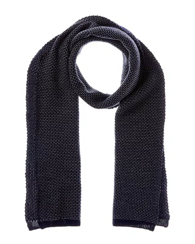 Portolano Wool Scarf In Blue