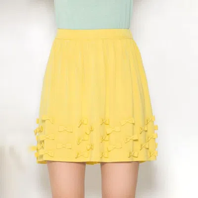 Ports 1961 宝姿女装时尚气质针织短裙 In Yellow