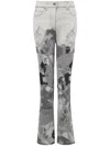 Ports 1961 Abstract-pattern Jeans In Grey