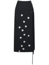 Ports 1961 Alpine Ice Cube Print Pencil Skirt In Black