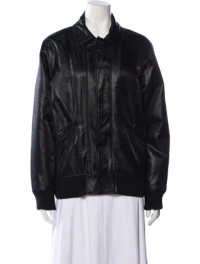 Pre-owned Ports 1961 Bomber Jacket In Black