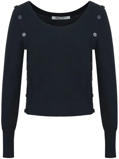 Ports 1961 Button-detail Jumper In Black