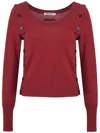 Ports 1961 Button-detail Jumper In Red
