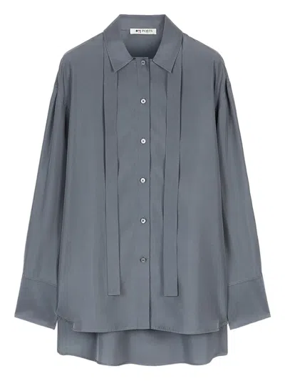 Ports 1961 Button-up Shirt In Gray