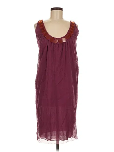 Pre-owned Ports 1961 Cocktail Dress In Burgundy