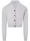 Ports 1961 Cropped Cardigan In Grey