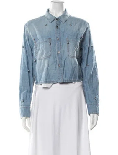 Pre-owned Ports 1961 Denim Jacket In Blue