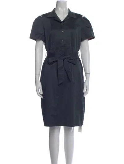 Pre-owned Ports 1961 Knee-length Dress In Blue