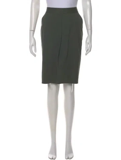 Pre-owned Ports 1961 Knee-length Skirt In Green