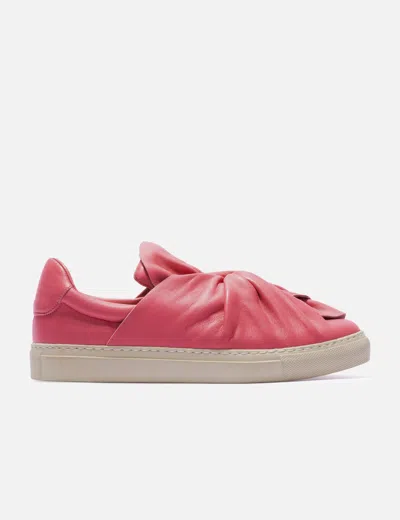 Ports 1961 Leather Bow Slip On In Pink