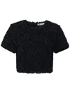 Ports 1961 Lightweight Cropped Top In Black