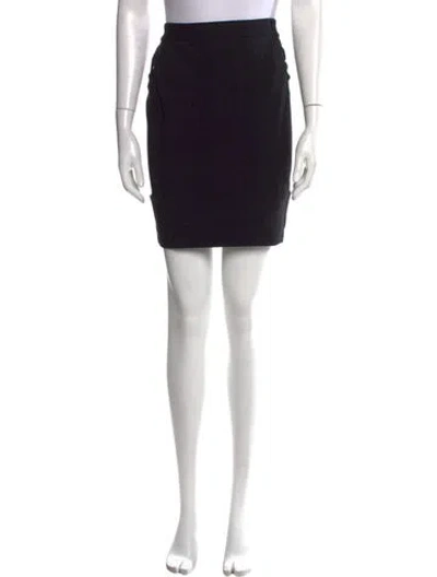Pre-owned Ports 1961 Mini Skirt In Black