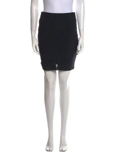 Pre-owned Ports 1961 Mini Skirt In Black