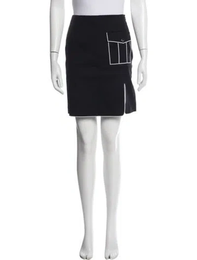 Pre-owned Ports 1961 Mini Skirt In Blue