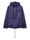 Ports 1961 Ocean Breeze Hooded-drawstring Jacket In Blue