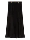 Ports 1961 Pleated Maxi Skirt In Black
