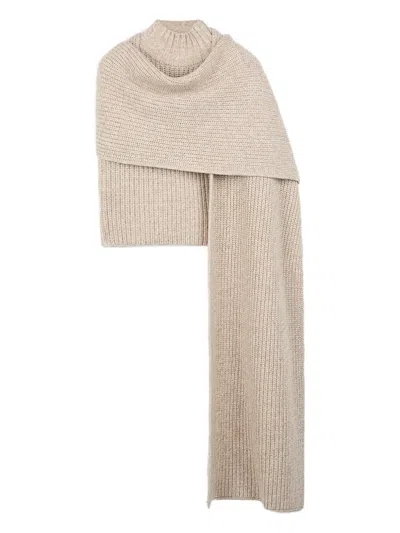 Ports 1961 Ribbed Sleeveless Top In Neutral