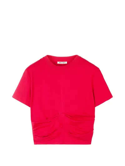 Ports 1961 Ruched T-shirt In Red