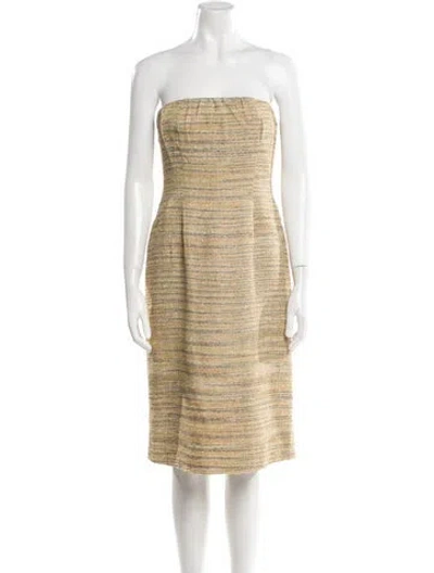 Pre-owned Ports 1961 Strapless Mini Dress
