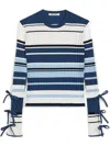 Ports 1961 Striped Sweater In Blue