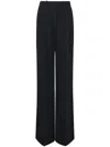 Ports 1961 Exude Elengance Wool Tailored Trousers In Black