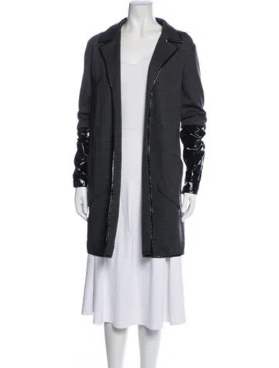 Pre-owned Ports 1961 Wool Coat In Grey