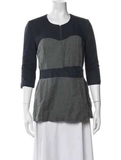 Pre-owned Ports 1961 Wool Jacket In Gray
