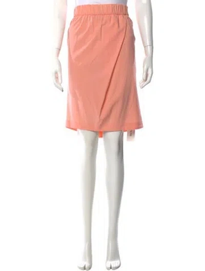 Pre-owned Ports 1961 Wool Mini Skirt In Orange