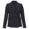 PORTS 1961 WOOL SILK SLIT FRONT SHOULDER PADDED BLAZER