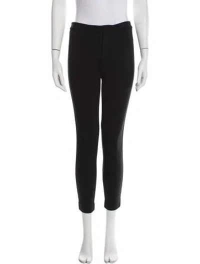 Pre-owned Ports 1961 Wool Skinny Leg Pants In Black