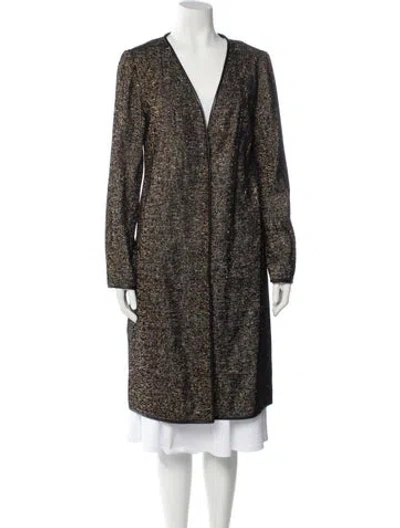 Pre-owned Ports 1961 Wool Tweed Pattern Coat In Multi