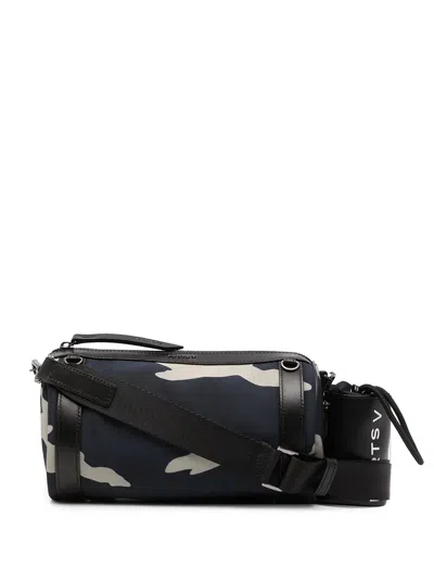 Ports V Camouflage Pattern Logo-print Bag In Blue