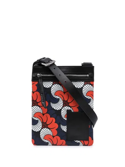 Ports V Floral Paisley-print Messenger Bag In Black