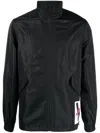 Ports V Logo-patch Zip-up Jacket In Black