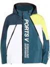 Ports V Kapuzenjacke Mit Logo-print In Blue