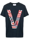 Ports V V Logo T-shirt In Black